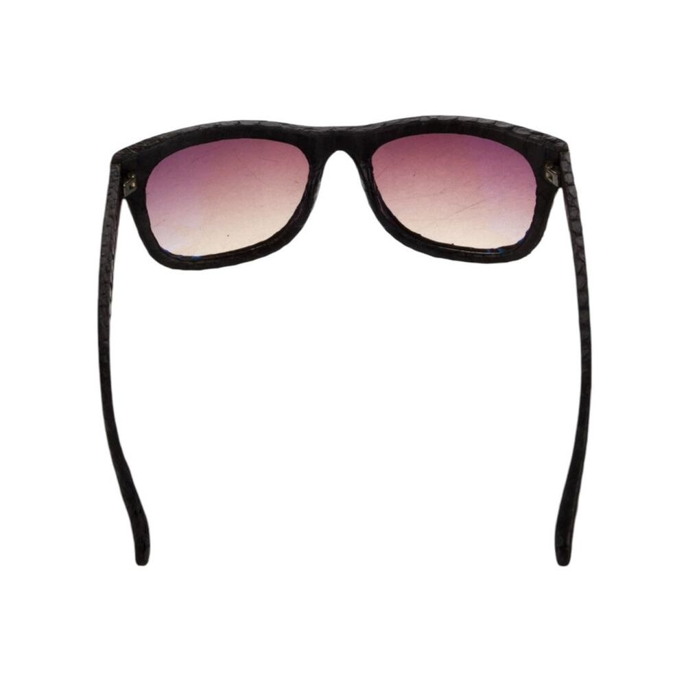 Python leather sunglasses - Picture 3 of 6